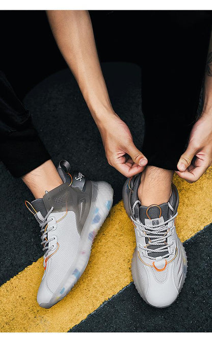 Mens Lightweight And Breathable Running Sneakers