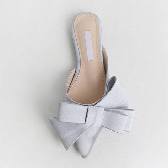 Soft Silk And Satin Slide For Casual Summer Wear