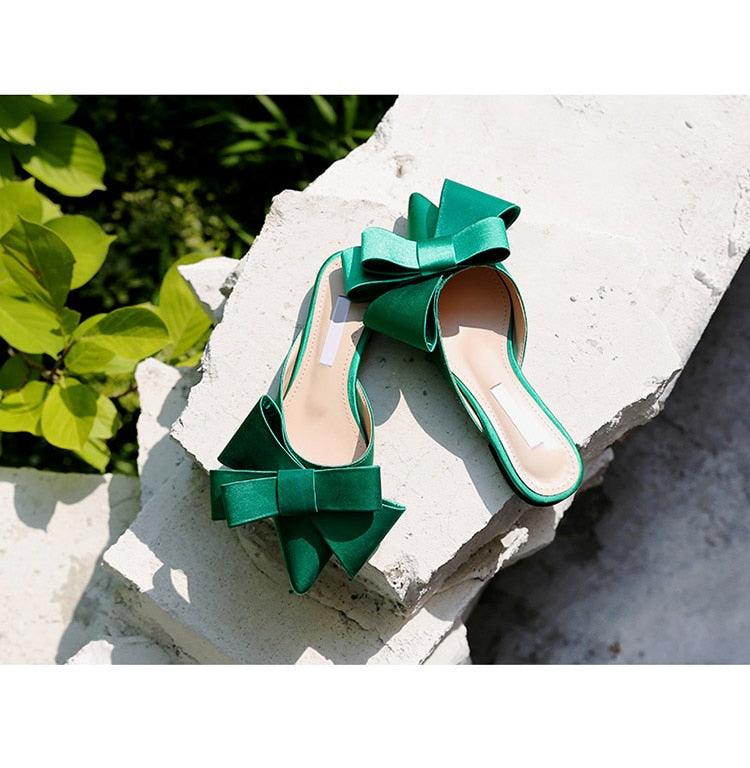 Soft Silk And Satin Slide For Casual Summer Wear