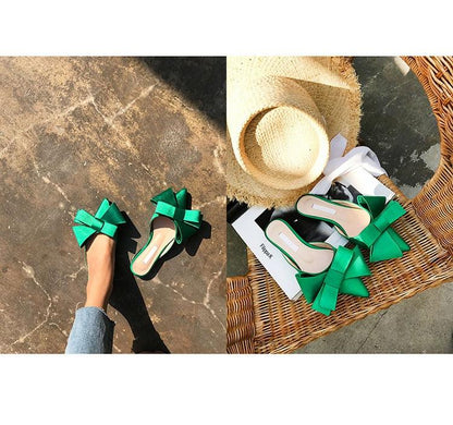 Soft Silk And Satin Slide For Casual Summer Wear