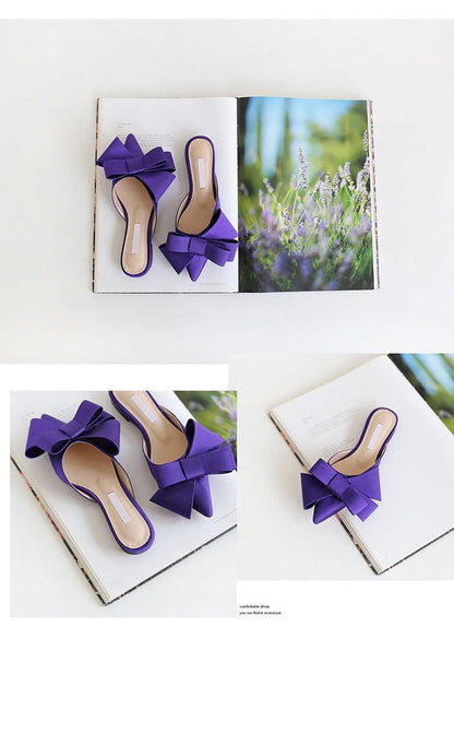 Soft Silk And Satin Slide For Casual Summer Wear