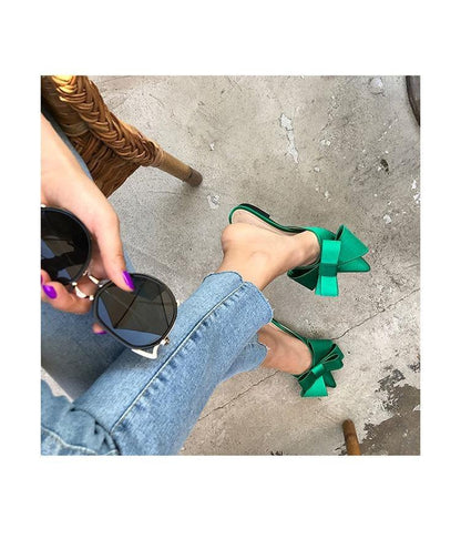 Soft Silk And Satin Slide For Casual Summer Wear