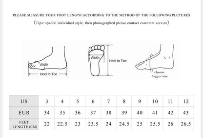Stevvex Elegant Women Square Toe High Heel Sandals size chart US/EU sizes and foot length on Tampa Home & Garden Store