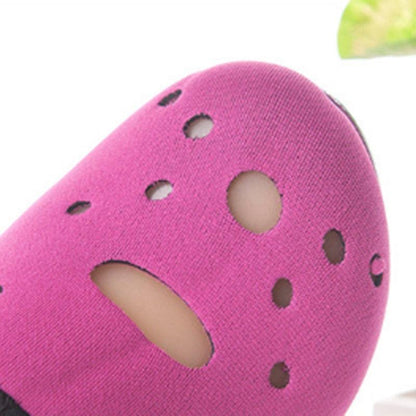 Water shoe pink Stevvex with ventilation holes, quick-dry aqua slipper on Tampa Home & Garden Store