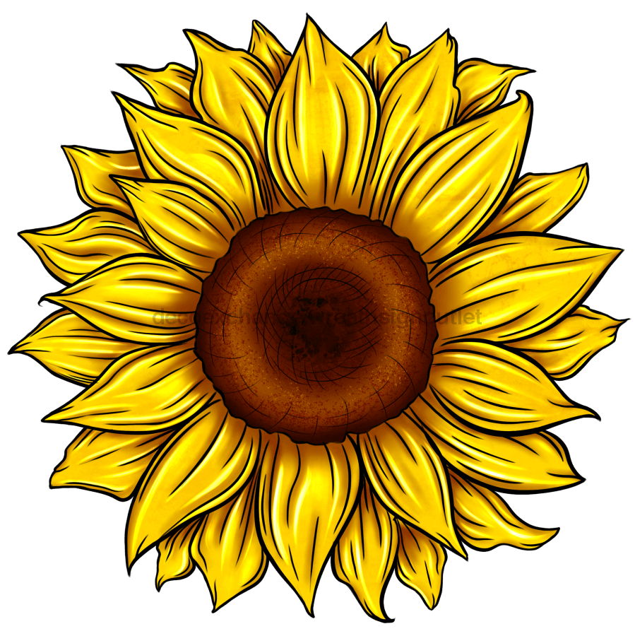 Sunflower, Fall Flower, wood sign, Door Hanger, DECOE-W-087