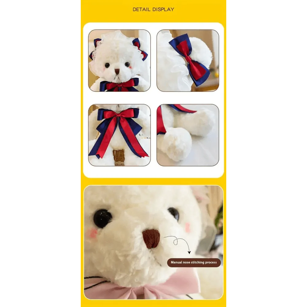 Cute Teddy Bear With Dress And Holiday Gift