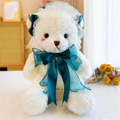 Cute Teddy Bear With Dress And Holiday Gift