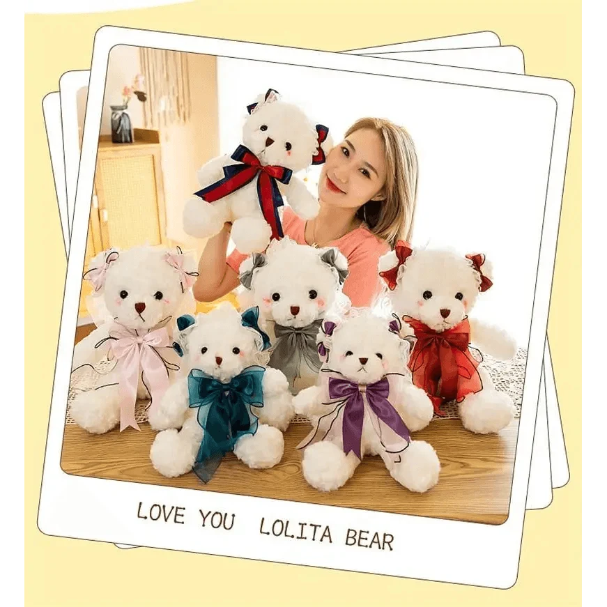 Cute Teddy Bear With Dress And Holiday Gift