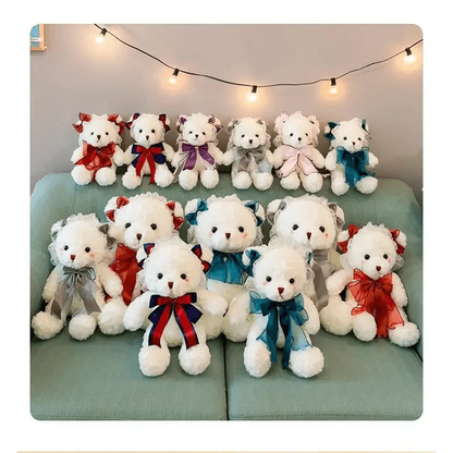 Cute Teddy Bear With Dress And Holiday Gift