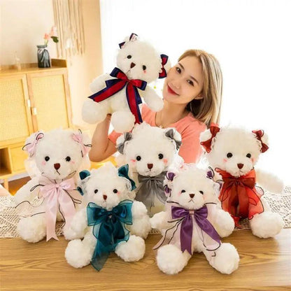 Cute Teddy Bear With Dress And Holiday Gift