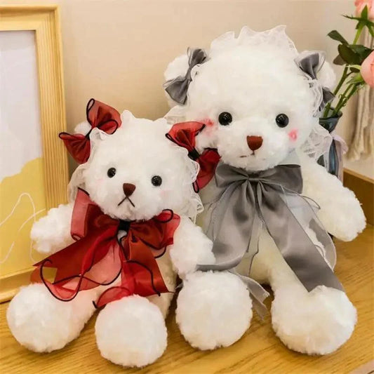 Cute Teddy Bear With Dress And Holiday Gift