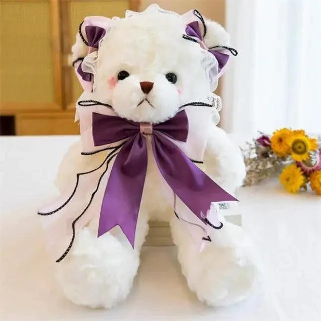 Cute Teddy Bear With Dress And Holiday Gift