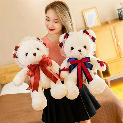 Cute Teddy Bear With Dress And Holiday Gift