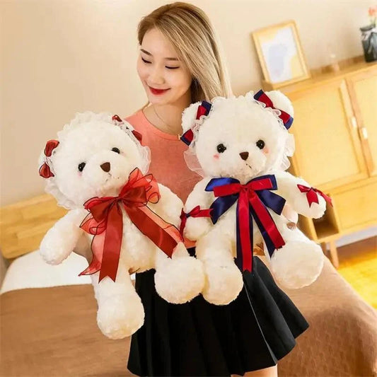 Cute Teddy Bear With Dress And Holiday Gift