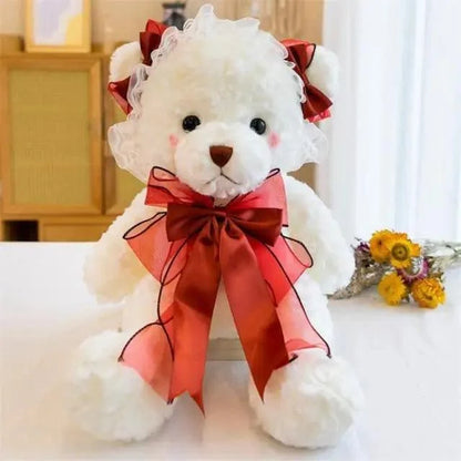 Cute Teddy Bear With Dress And Holiday Gift