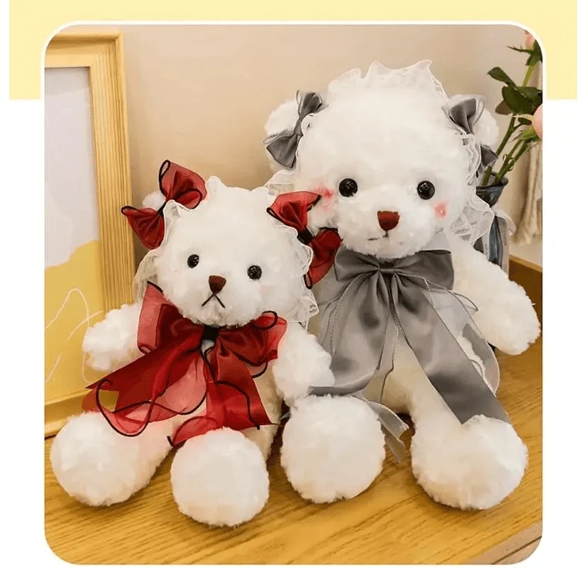 Cute Teddy Bear With Dress And Holiday Gift