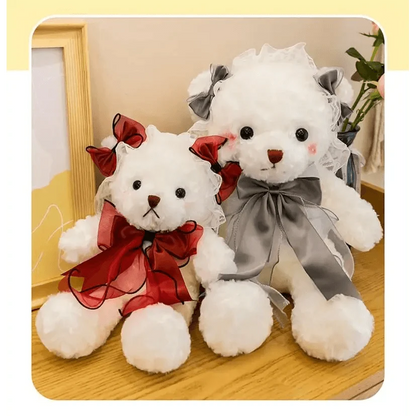 Cute Teddy Bear With Dress And Holiday Gift