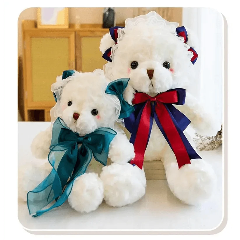Cute Teddy Bear With Dress And Holiday Gift