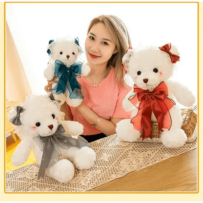 Cute Teddy Bear With Dress And Holiday Gift