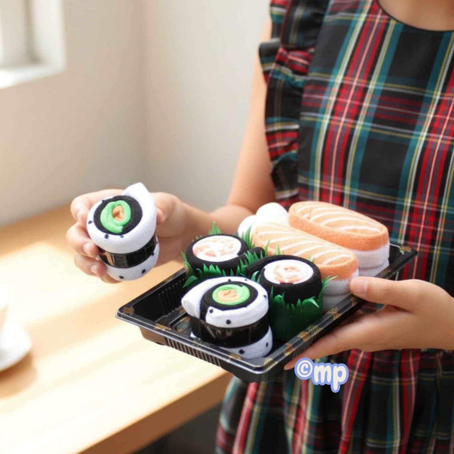 Delicious Sushi Novelty Socks and Gift Box Set