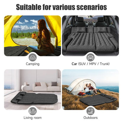 Dikasun Outdoor SUV air mattress, black with flocked Oxford surface and included pump on Tampa Home & Garden Store