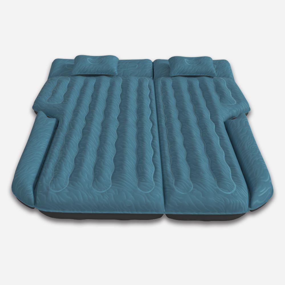 Umbrauto SUV air mattress for car camping in slate color with pillows on Tampa Home & Garden Store