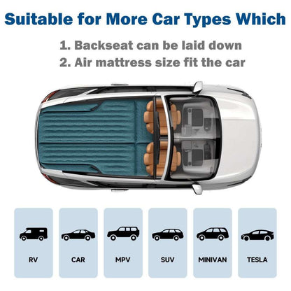 Umbrauto SUV Air Mattress 1.0 Slate blue for car camping in SUV cargo area on Tampa Home & Garden Store