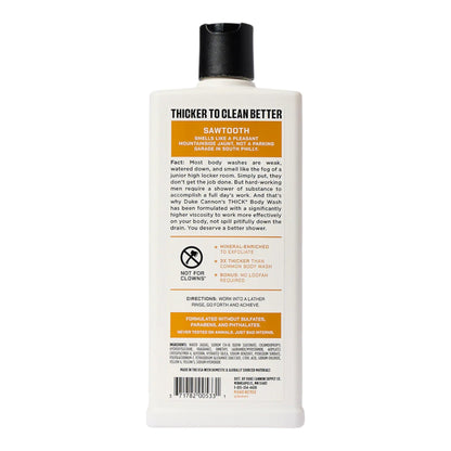 Gel douche épais Duke Cannon - Sawtooth (Alpine Air et bois de cèdre)