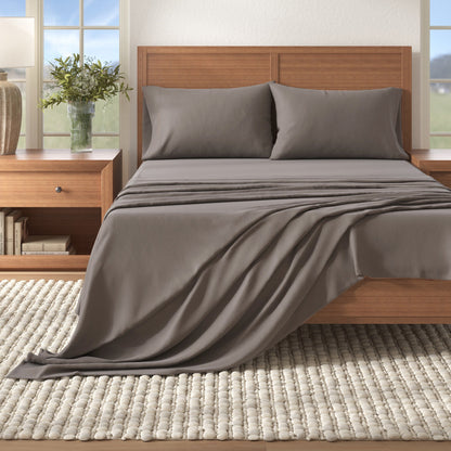 Soft and Natural Cotton Flannel Sheet Set