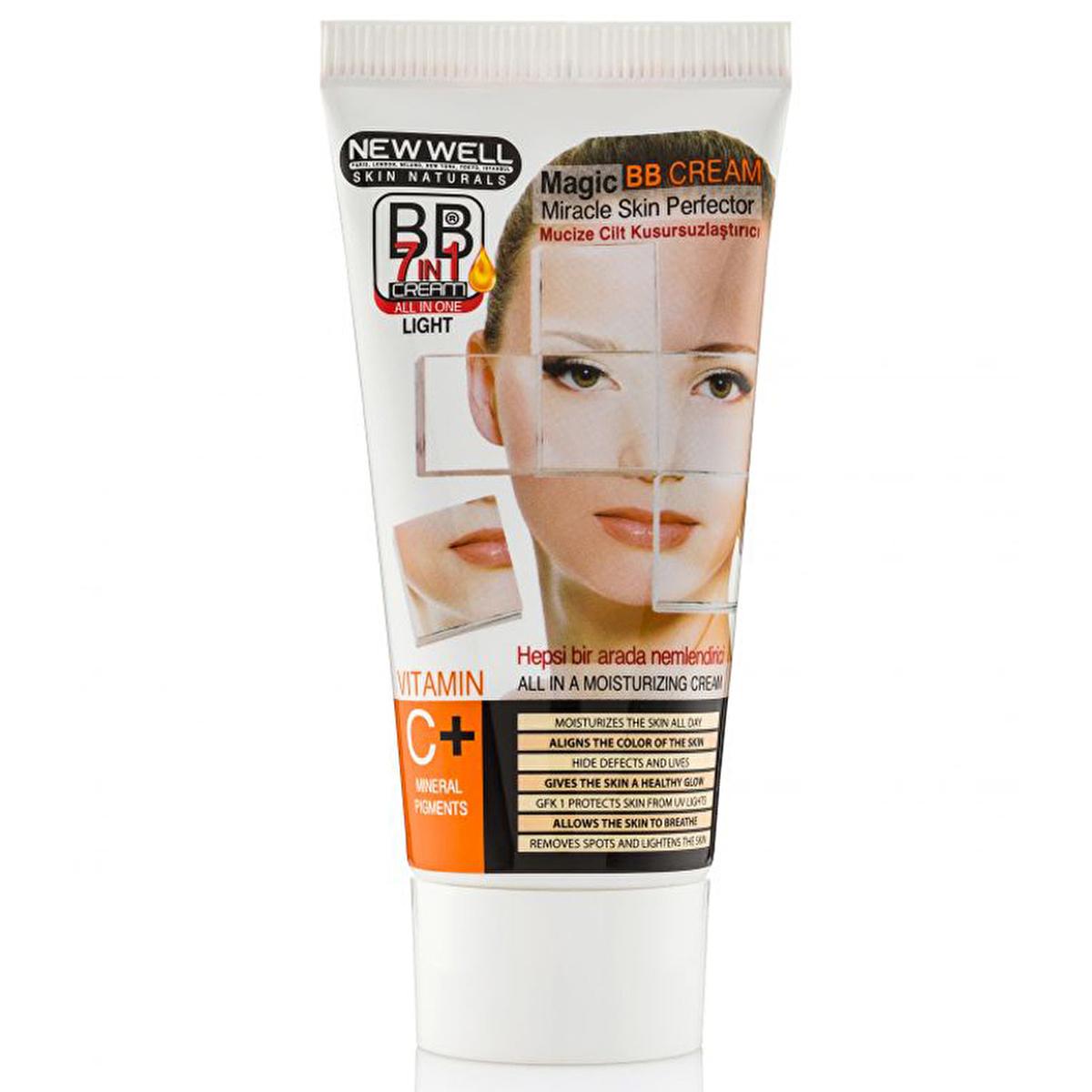 BB Cream New Well Derma Light foundation with Vitamin C+ 7 in 1 formula on Tampa Home & Garden Store