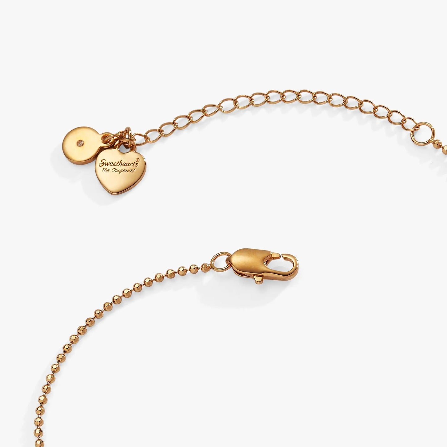 Sweethearts I Luv You Heart Charm Necklace