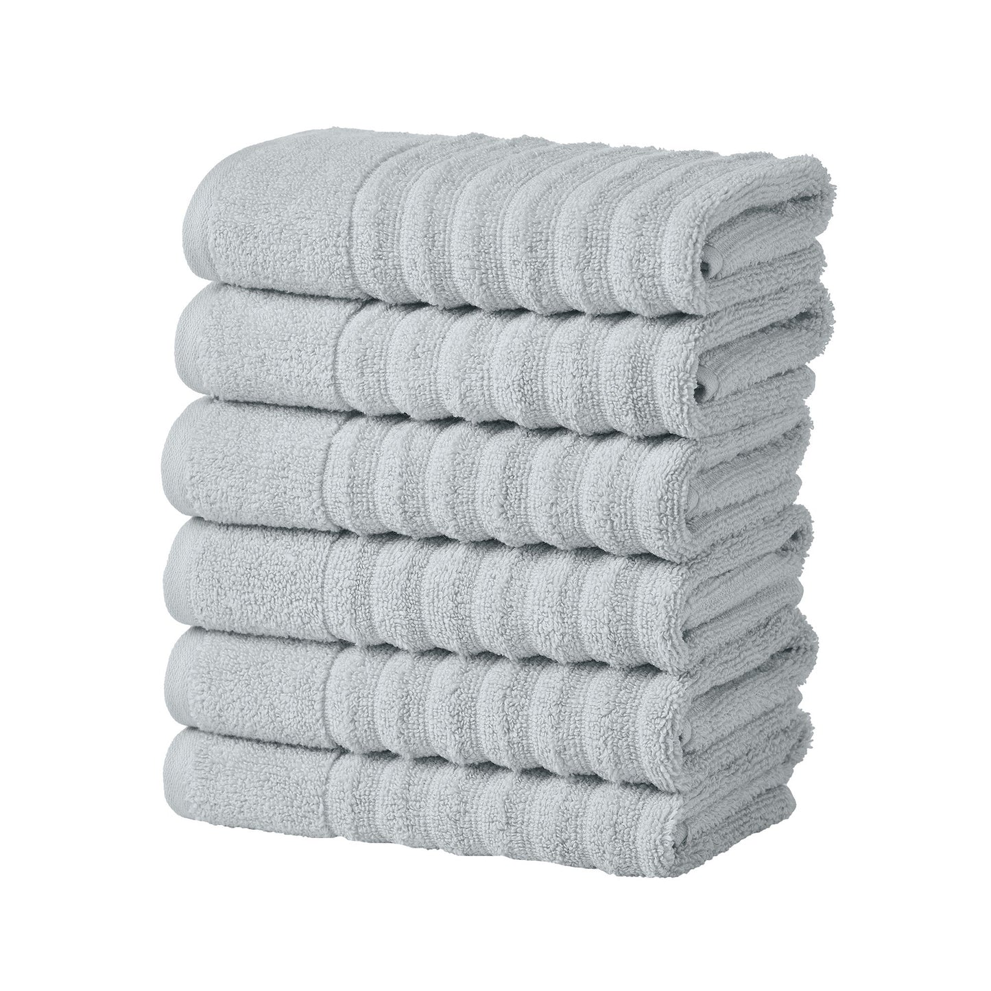 Luxury Combed Cotton and Ribbed Bath Towels