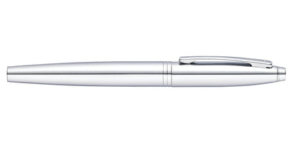 Calais Polished Chrome Rollerball Pen by A.T. Cross, sleek silver chrome body on Tampa Home & Garden Store
