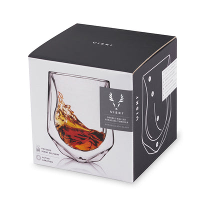 Aerating Whiskey Taster with a Tulip Shape