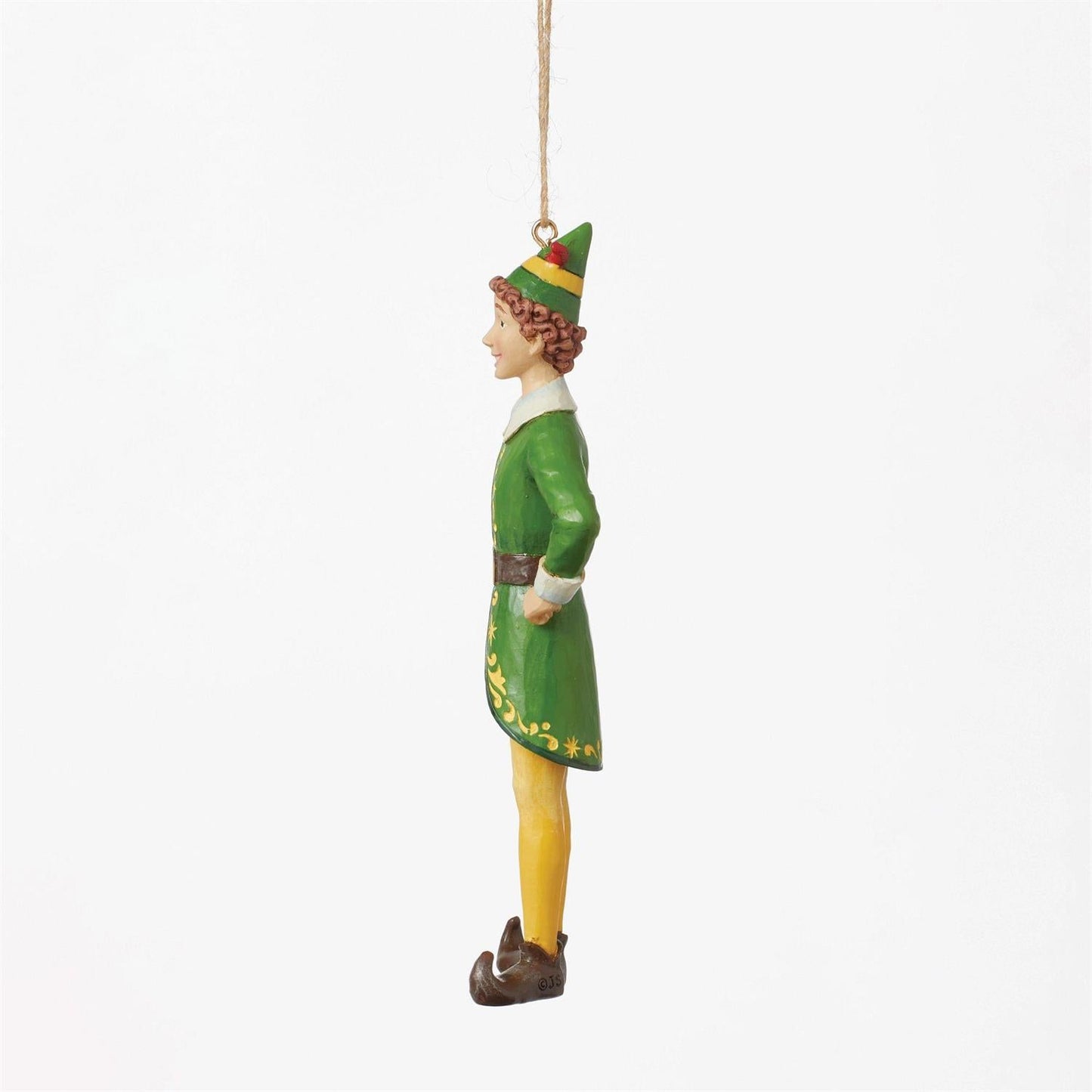 Adorno de duende amigo en pose clásica