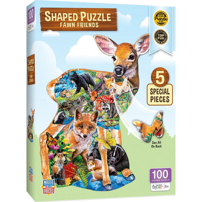 Fawn Friends - Rompecabezas de 100 piezas