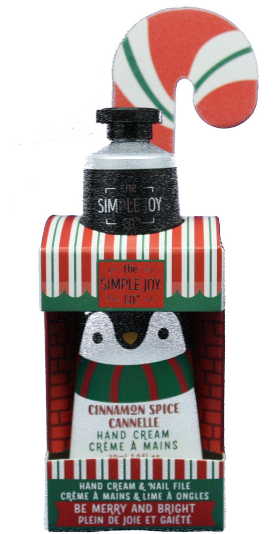 Cinnamon Spice Hand Cream With Nail File - Tampa Home & Garden Store