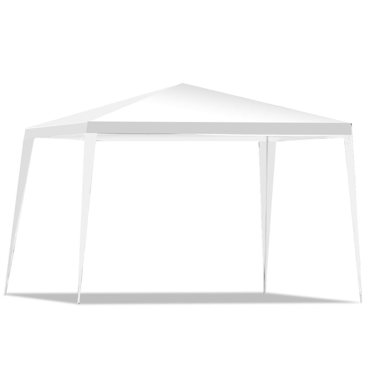 10x10 ft outdoor wedding canopy tent by GemGear in white with metal frame on Tampa Home & Garden Store