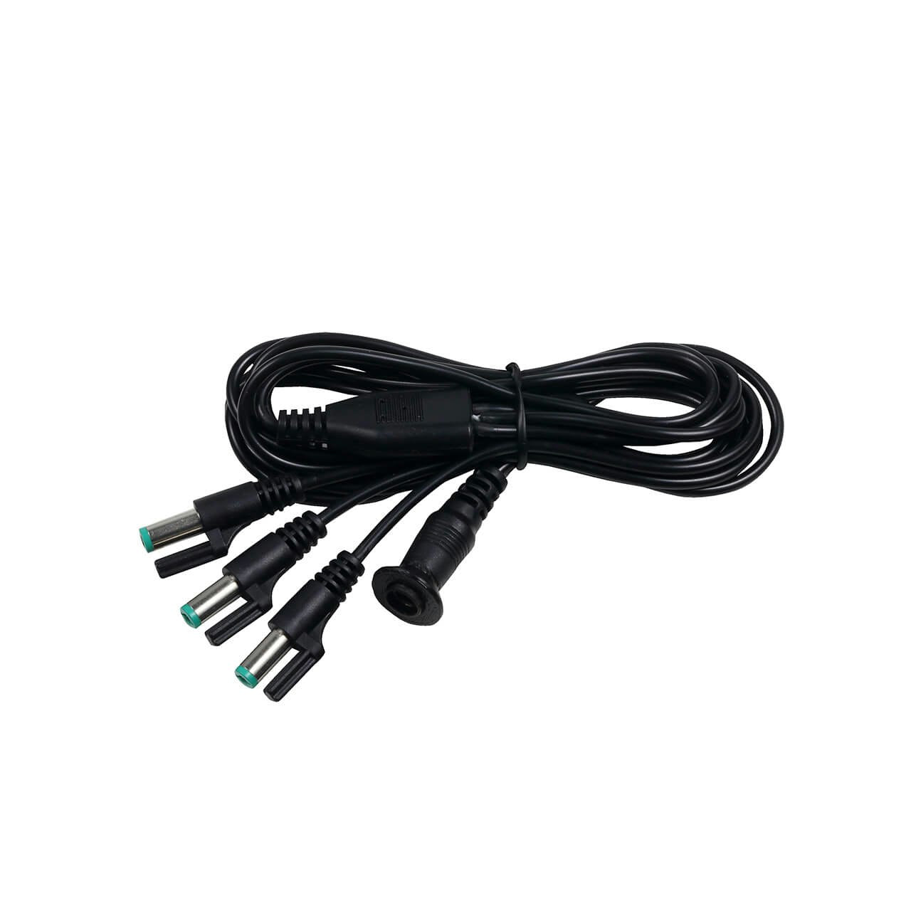 Câble d'extension - Type L vers Type U - 3 connecteurs - Noir