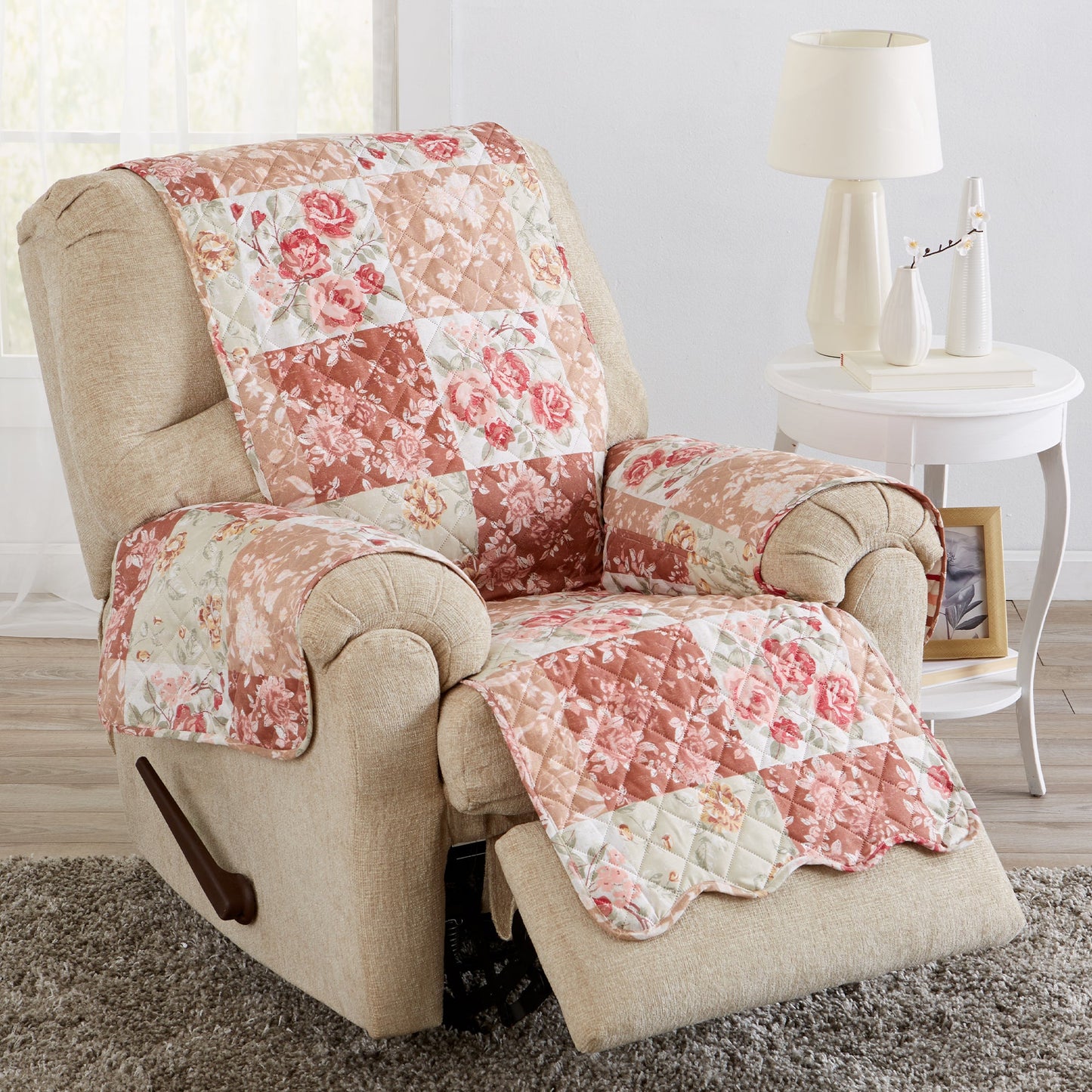 Stylish Floral Patchwork Cover and Protector