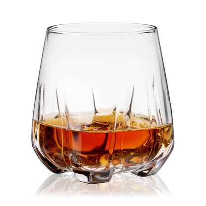 Apollo And The Hand Etched Clear Glass Tumbler