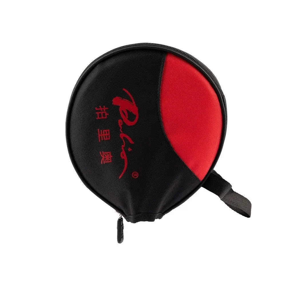 Table Tennis Racket Bag, padded case in black with red panel, EstaliosFit on Tampa Home & Garden Store