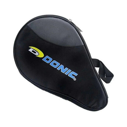 Table Tennis Racket Bag - Padded Training Case, black DONIC logo bag with strap on Tampa Home & Garden Store