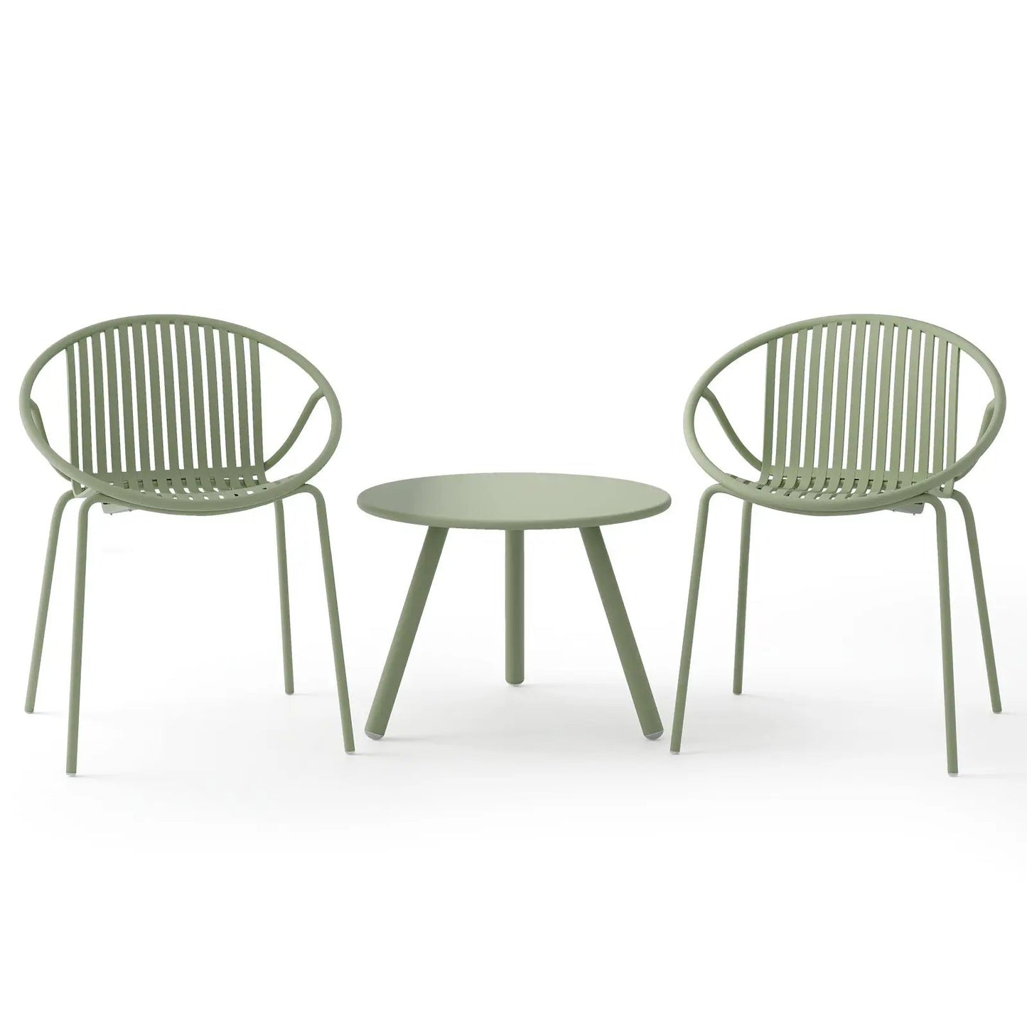 3 Piece Patio Conversation Set and Round Table