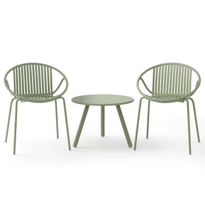 3 Piece Patio Conversation Set and Round Table