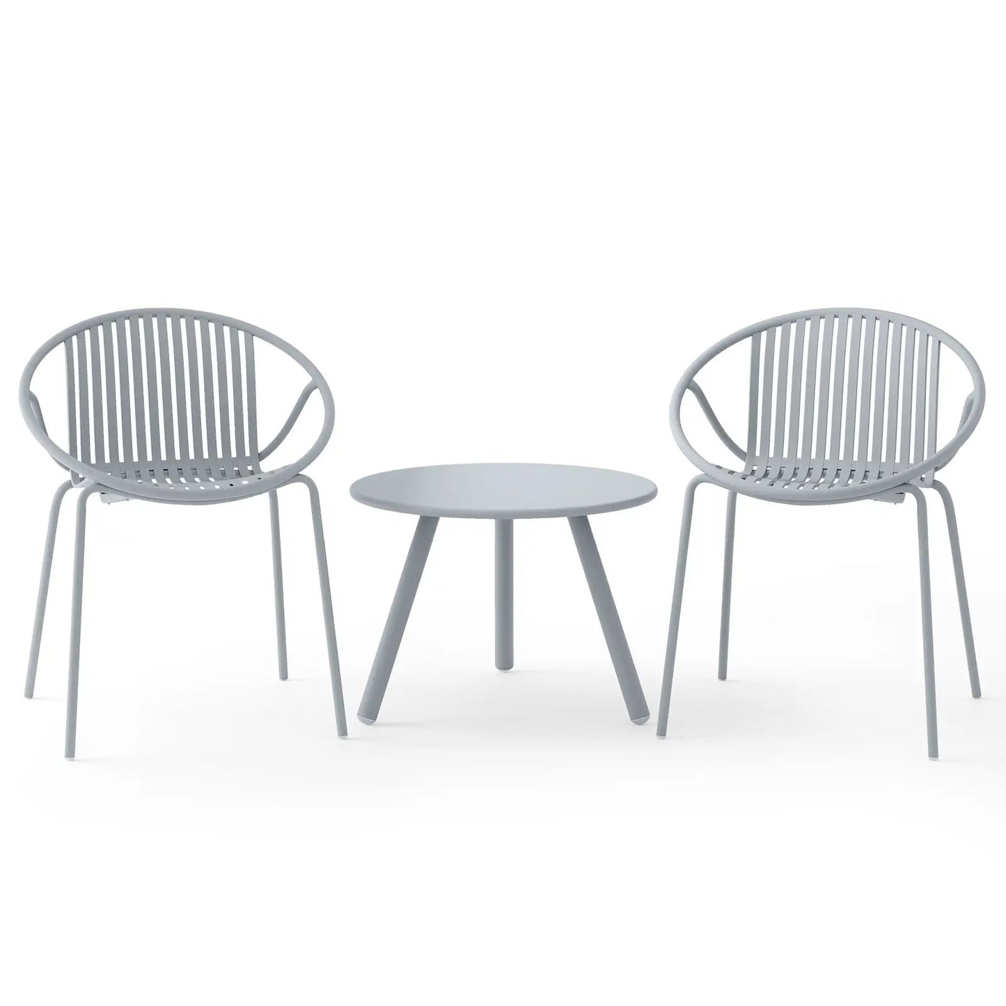 3 Piece Patio Conversation Set and Round Table