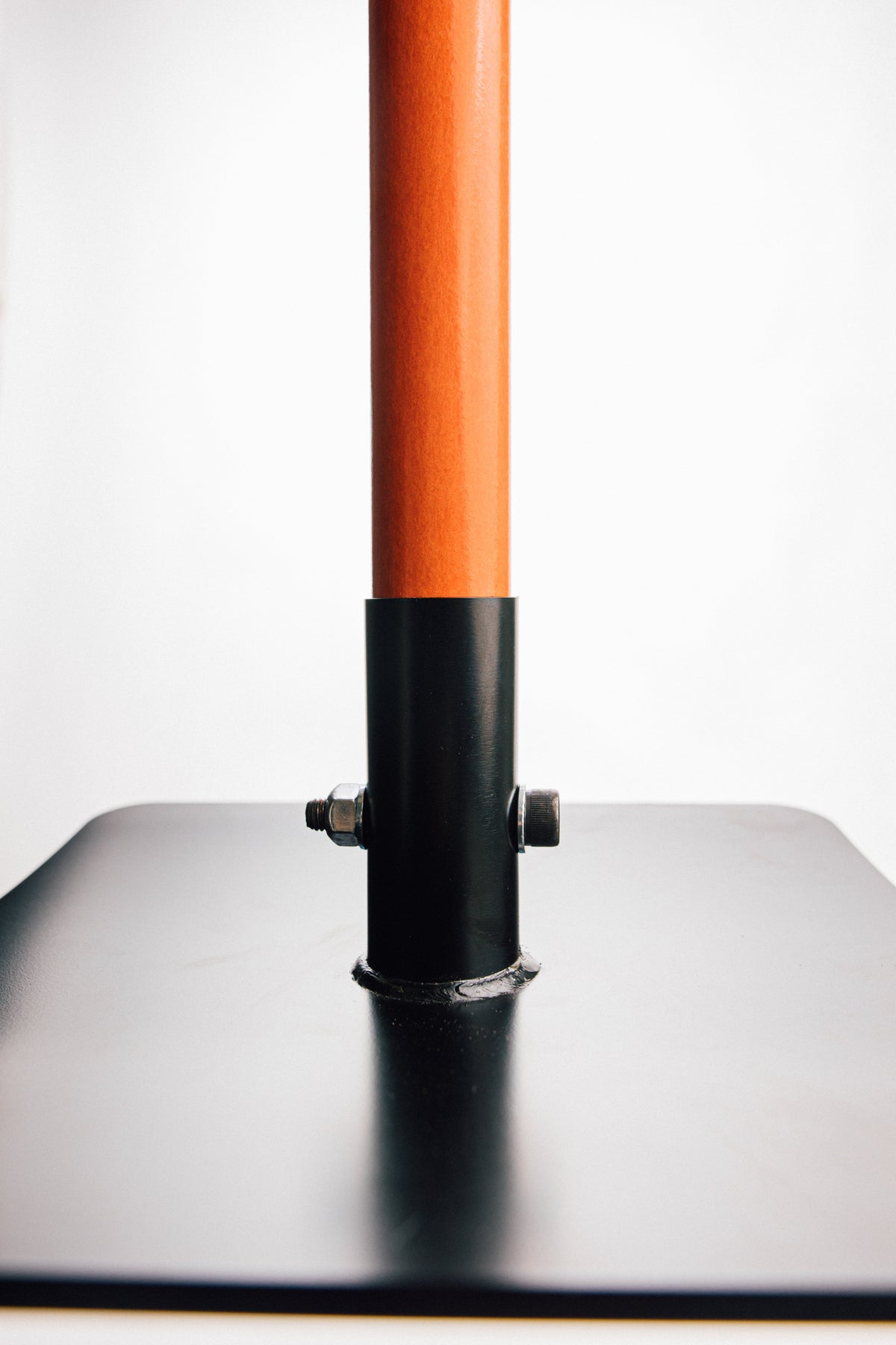 Roger Tamper orange steel shaft with black clamp, Backslope Tools on Tampa Home & Garden Store