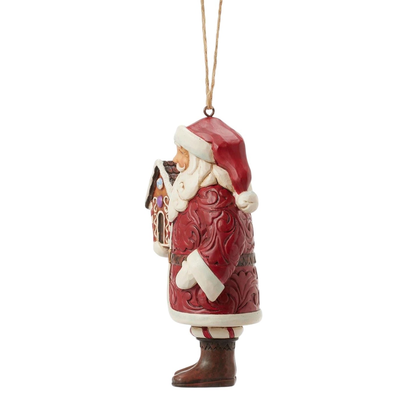 Ornement de Père Noël en pain d'épice