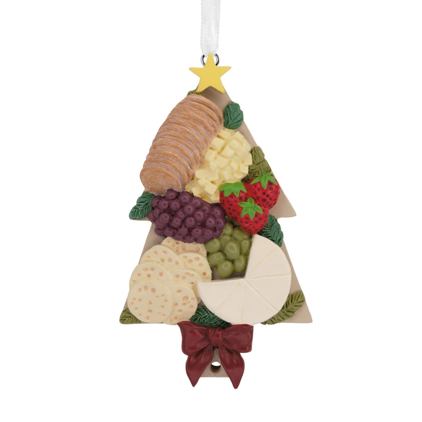 Ornement Hallmark en forme de sapin de Noël, planche à charcuterie