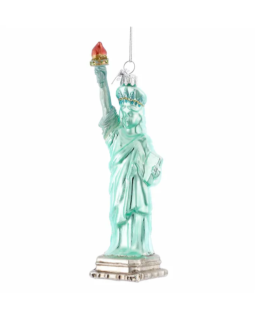 Statue Of Liberty Glass Ornament - Tampa Home & Garden Store